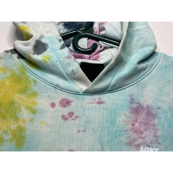 Nike hoodie sweater womens 2x tye dye blue - Picture 2 of 10